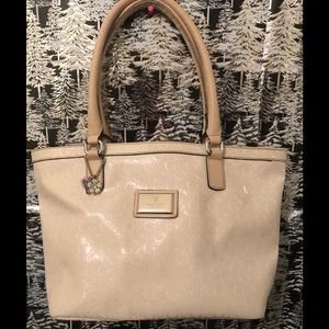 Cream color Guess tote